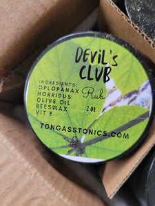 Devils Club Rub 2 oz